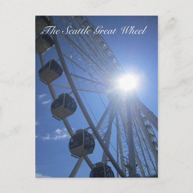 Postal Seattle Great Wheel (Anverso)