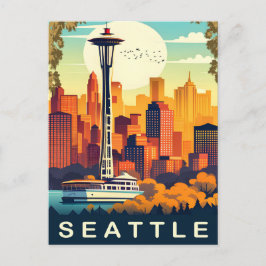 Postal Seattle, río Duwamish, Crucero, Viaje