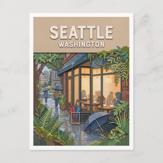 Postal Seattle Washington (Anverso)