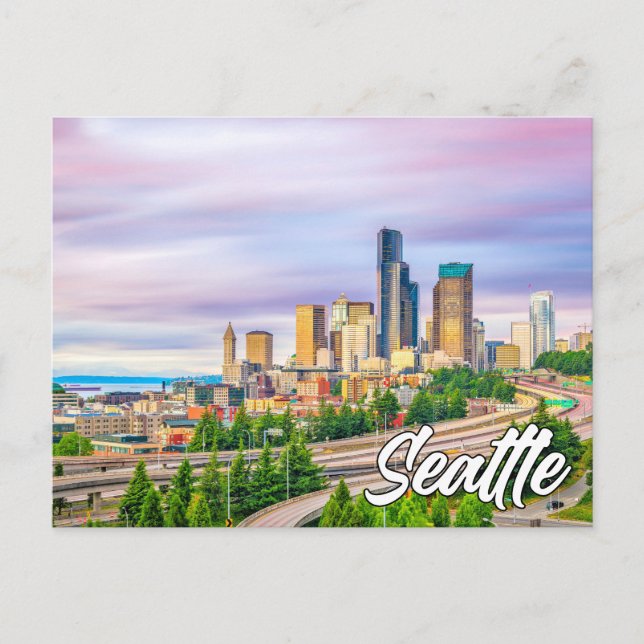 Postal Seattle, Washington, Estados Unidos (Anverso)