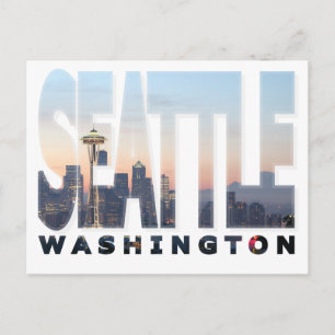 Postal Seattle, Washington Postcard