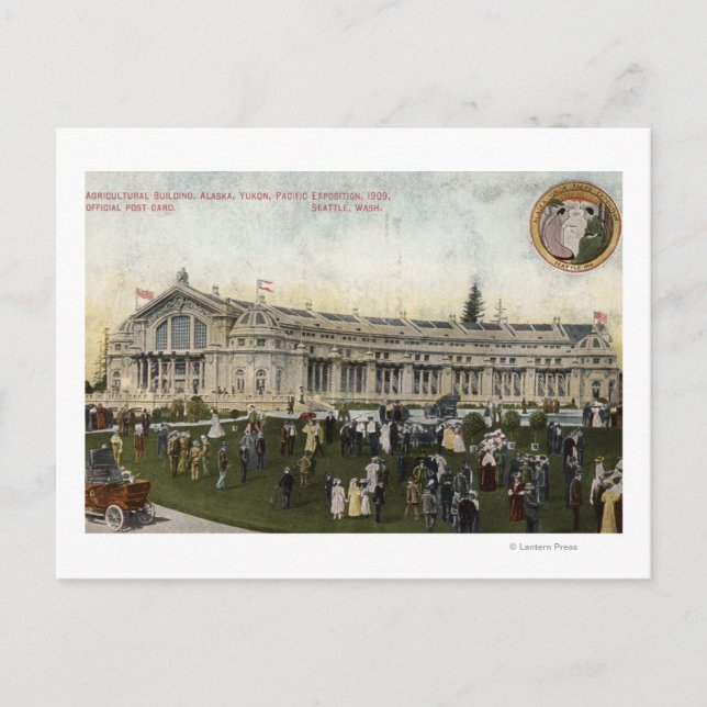 Postal Seattle, Washington - Vista de la agricultura (Anverso)