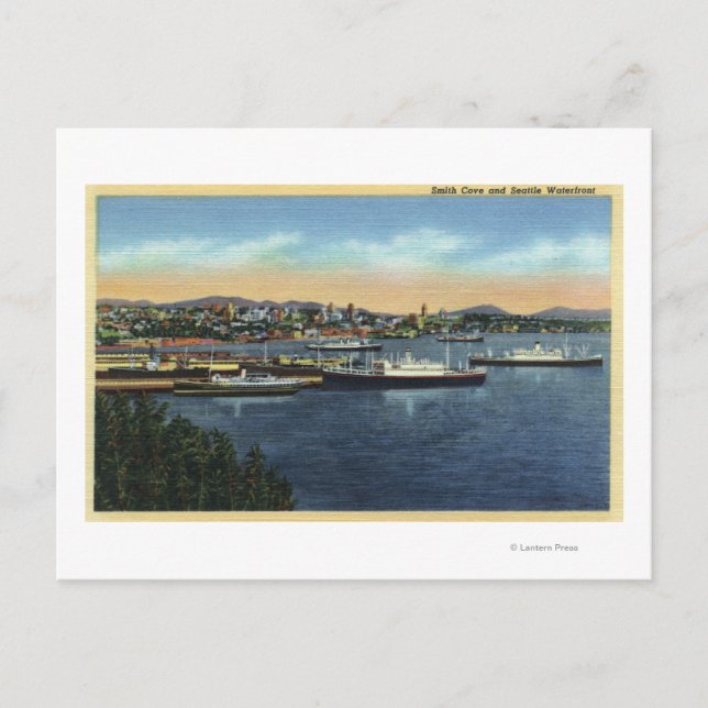 Postal Seattle, Washington - Vista de Smith (Anverso)