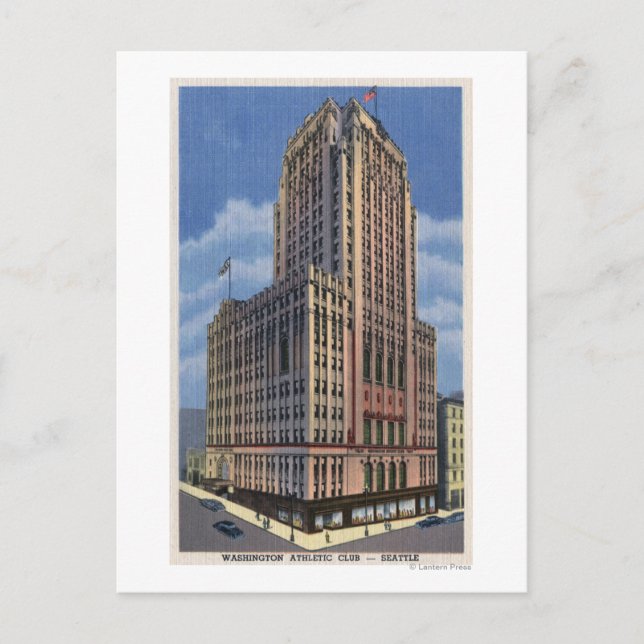 Postal Seattle, Washington - Vista de Washington (Anverso)
