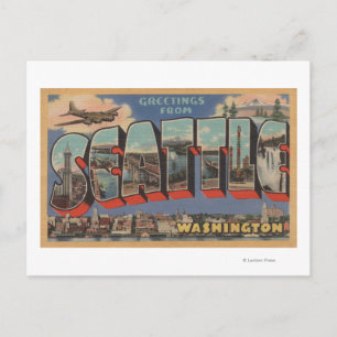 Postal Seattle, WashingtonGrandes Escenas de letras 3
