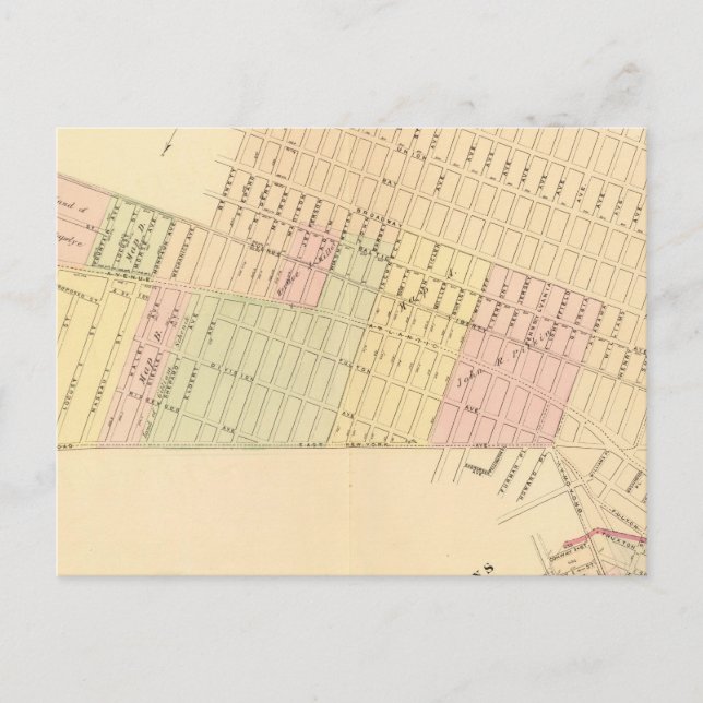 Postal Sec 9 Este de Nueva York (Anverso)