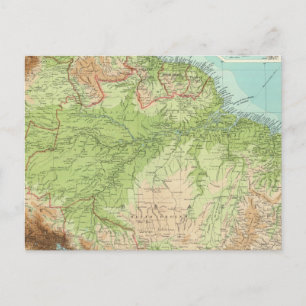 Postal Sección norte de Sudamérica