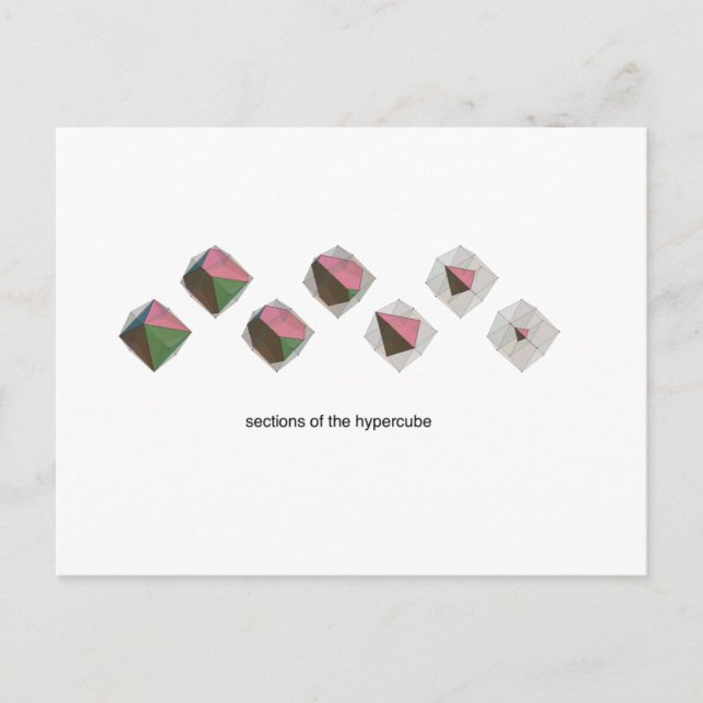 Postal Secciones del Hypercube (Anverso)