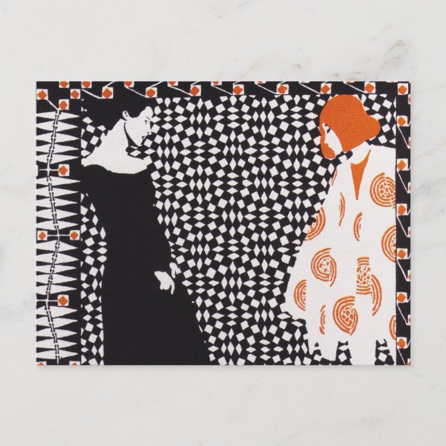 Postal Secesión de Viena - Kolo Moser Vorfruhling (Anverso)