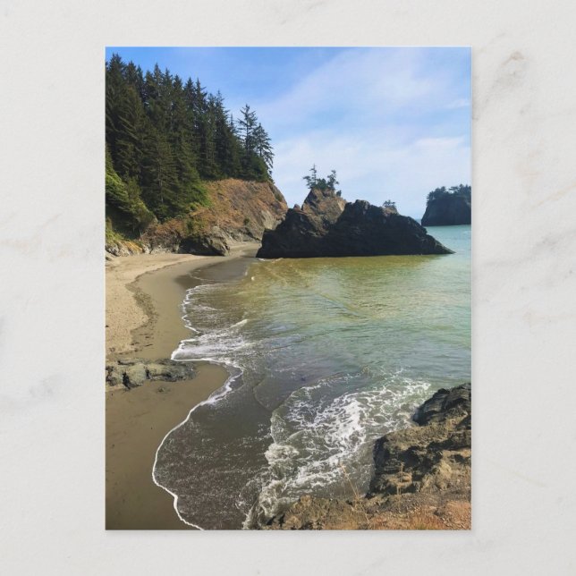 Postal Secret Beach, Samuel H. Boardman, Oregon (Anverso)