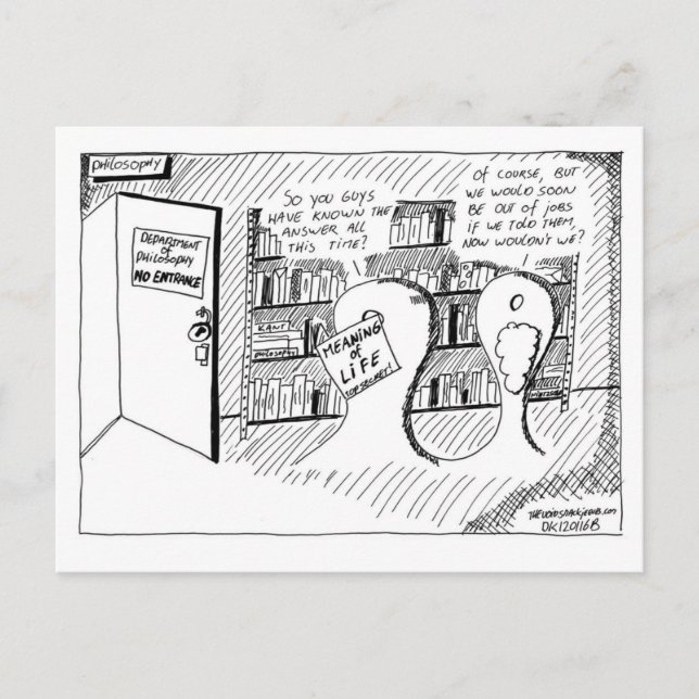 Postal secreta de la filosofía (Anverso)