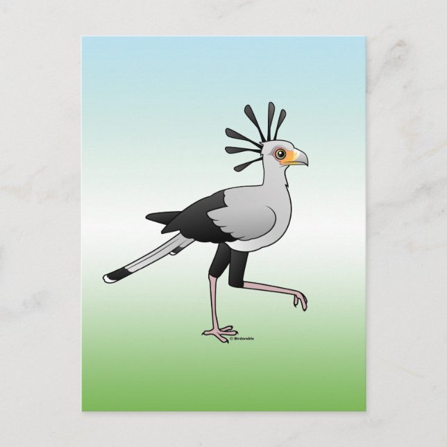 Postal Secretario Bird (Anverso)