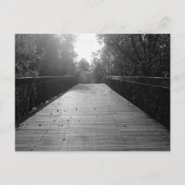 Postal Secuencia de puente central - Blanco y negro