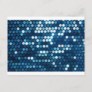 Postal secuencias azules brillantes