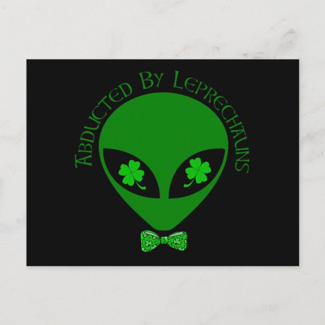 Postal Secuestrado Por Alien Leprechauns (Anverso)
