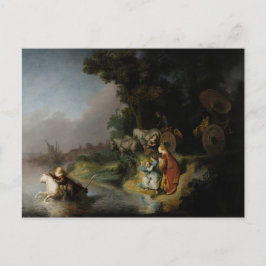 Postal Secuestro de Europa por Rembrandt