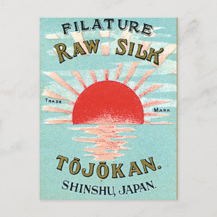 Postal Seda cruda de película