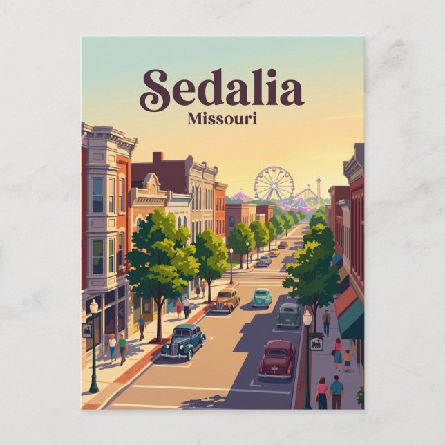 Postal Sedalia, Misuri (Anverso)