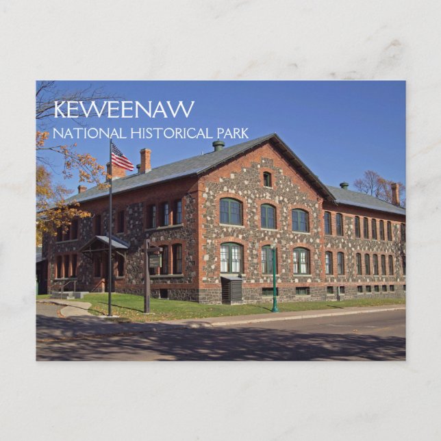 Postal Sede del Parque Histórico Nacional Keweenaw (Anverso)