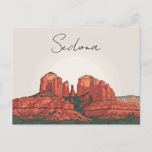 Postal Sedona Arizona Travel Vertical (Anverso)