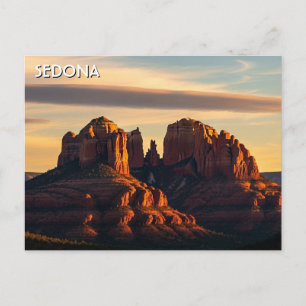 Postal Sedona Arizona Viaje Rocas Rojas Vertical