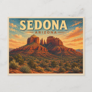 Postal Sedona Arizona Viaje Vintage