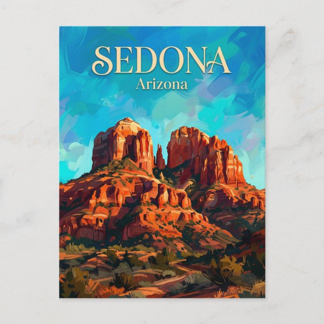 Postal Sedona EE. UU. (Anverso)