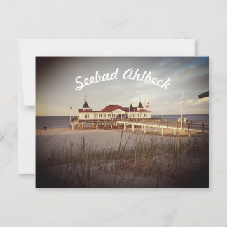 Postal Seebad Ahlbeck Postcard