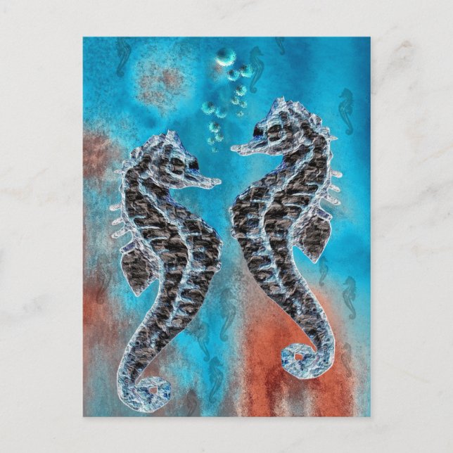 Postal Seepferdchen (Anverso)