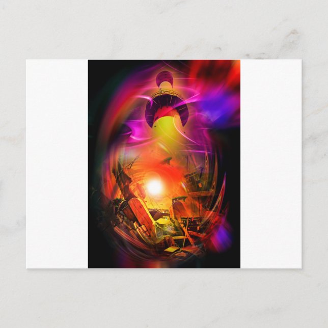 Postal Segelromantik - Túnel de tiempo (Anverso)