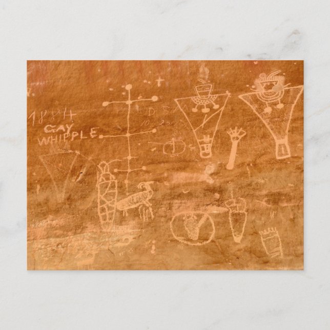 Postal Sego Canyon Petroglyphs, Utah (Anverso)