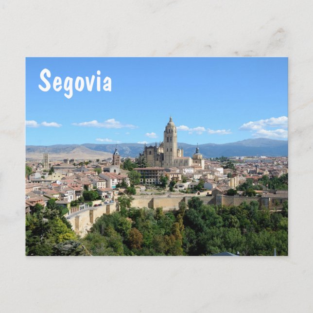 Postal Segovia (España) (Anverso)