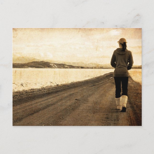 Postal Seguir la ruta (Anverso)