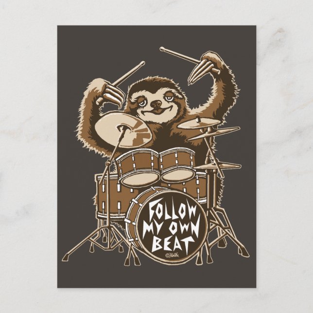 Postal Seguir mi propio ritmo (Anverso)