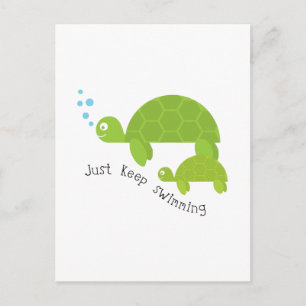 Postal Seguir Nadando