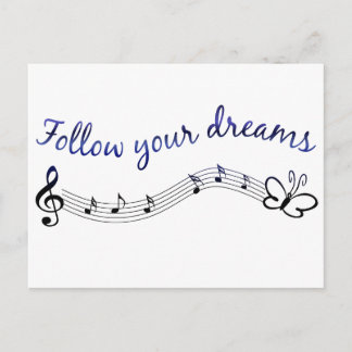 Postal Seguir tus sueños