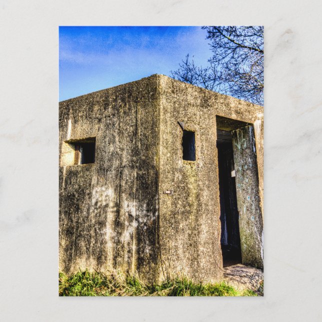 Postal Segunda Bunker de la Guerra Mundial (Anverso)