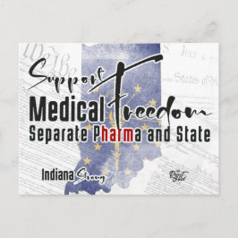 Postal Segunda edición de Indiana Medical Freedom