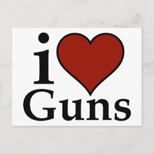 Postal Segunda enmienda: I Heart Guns