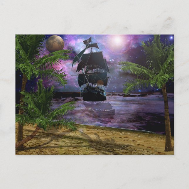 Postal Segunda estrella a la derecha. (Anverso)