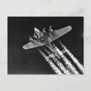 Postal Segunda Guerra Mundial B-17 en vuelo