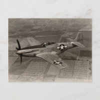 Segunda Guerra Mundial: Mustang P-51 en vuelo