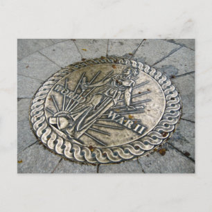 Postal Segundo Emblema de la Guerra Mundial, Washington D