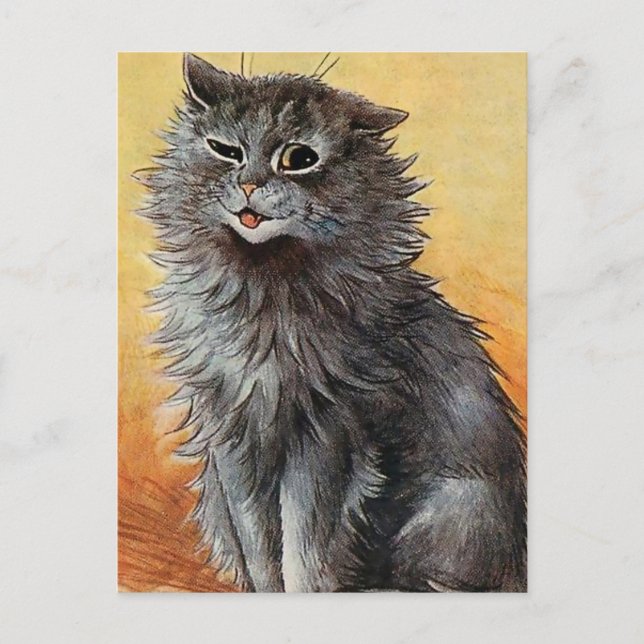 Postal “Segundo Premio en el Concurso de Gatos” de Louis  (Anverso)