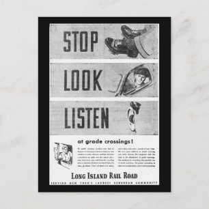 Postal Seguridad del ferrocarril de Long Island