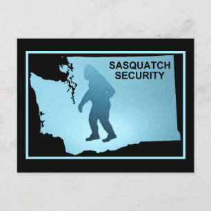 Postal Seguridad Sasquatch - Washington