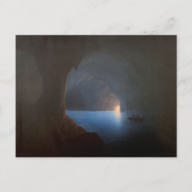 Postal Seiffert, La gruta azul en Capri - Nápoles, Italia (Anverso)