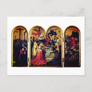 Postal Seilern Triptych (por Robert Campin)