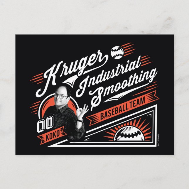 Postal Seinfeld | Kruger Industrial Baseball Team (Anverso)