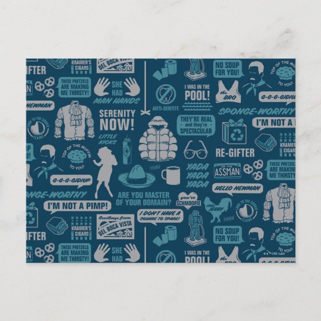 Postal Seinfeld | Modelo de memes (Anverso)